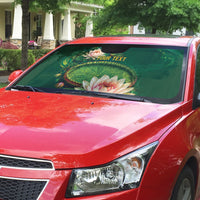 Custom Women’s Cricket Guyana Floral Series Auto Sun Shade Victoria Amazonica Giant Water Lily