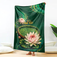 Custom Women’s Cricket Guyana Floral Series Blanket Victoria Amazonica Giant Water Lily