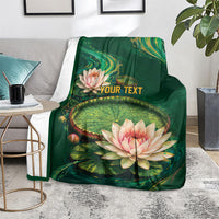 Custom Women’s Cricket Guyana Floral Series Blanket Victoria Amazonica Giant Water Lily