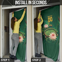 Custom Women’s Cricket Guyana Floral Series Door Cover Victoria Amazonica Giant Water Lily