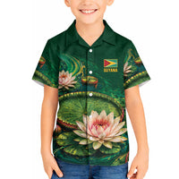 Custom Women’s Cricket Guyana Floral Series Hawaiian Shirt Victoria Amazonica Giant Water Lily
