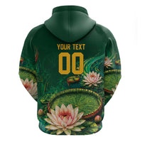 Custom Women’s Cricket Guyana Floral Series Hoodie Victoria Amazonica Giant Water Lily