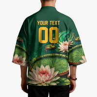 Custom Women’s Cricket Guyana Floral Series Kimono Victoria Amazonica Giant Water Lily