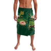 Custom Women’s Cricket Guyana Floral Series Lavalava Victoria Amazonica Giant Water Lily