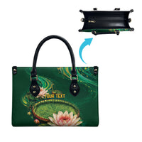 Custom Women’s Cricket Guyana Floral Series Leather Bag Victoria Amazonica Giant Water Lily