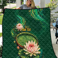 Custom Women’s Cricket Guyana Floral Series Quilt Victoria Amazonica Giant Water Lily