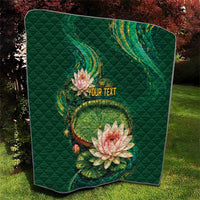 Custom Women’s Cricket Guyana Floral Series Quilt Victoria Amazonica Giant Water Lily