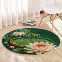 Custom Women’s Cricket Guyana Floral Series Round Carpet Victoria Amazonica Giant Water Lily