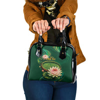 Custom Women’s Cricket Guyana Floral Series Shoulder Handbag Victoria Amazonica Giant Water Lily