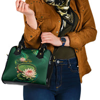Custom Women’s Cricket Guyana Floral Series Shoulder Handbag Victoria Amazonica Giant Water Lily