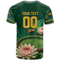 Custom Women’s Cricket Guyana Floral Series T Shirt Victoria Amazonica Giant Water Lily