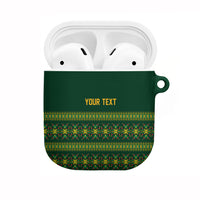 Custom Women’s Cricket Guyana Floral Series AirPods Case Rainforest Floral Geometry Motif