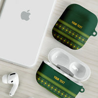 Custom Women’s Cricket Guyana Floral Series AirPods Case Rainforest Floral Geometry Motif
