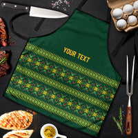 Custom Women’s Cricket Guyana Floral Series Apron Rainforest Floral Geometry Motif