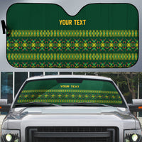 Custom Women’s Cricket Guyana Floral Series Auto Sun Shade Rainforest Floral Geometry Motif