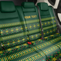 Custom Women’s Cricket Guyana Floral Series Back Car Seat Cover Rainforest Floral Geometry Motif