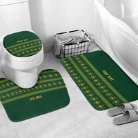 Custom Women’s Cricket Guyana Floral Series Bathroom Set Rainforest Floral Geometry Motif