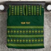 Custom Women’s Cricket Guyana Floral Series Bedding Set Rainforest Floral Geometry Motif
