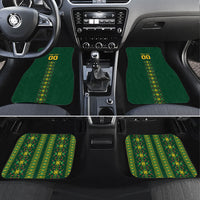 Custom Women’s Cricket Guyana Floral Series Car Mats Rainforest Floral Geometry Motif