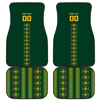 Custom Women’s Cricket Guyana Floral Series Car Mats Rainforest Floral Geometry Motif