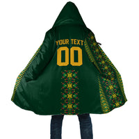 Custom Women’s Cricket Guyana Floral Series Cloak Rainforest Floral Geometry Motif