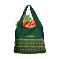 Custom Women’s Cricket Guyana Floral Series Grocery Bag Rainforest Floral Geometry Motif