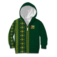 Custom Women’s Cricket Guyana Floral Series Kid Hoodie Rainforest Floral Geometry Motif