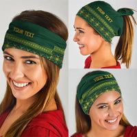Custom Women’s Cricket Guyana Floral Series Neck Gaiter Rainforest Floral Geometry Motif
