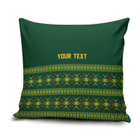 Custom Women’s Cricket Guyana Floral Series Pillow Cover Rainforest Floral Geometry Motif