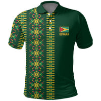 Custom Women’s Cricket Guyana Floral Series Polo Shirt Rainforest Floral Geometry Motif