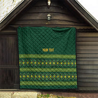 Custom Women’s Cricket Guyana Floral Series Quilt Rainforest Floral Geometry Motif