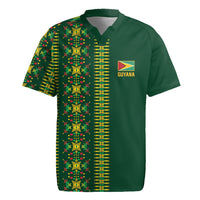 Custom Women’s Cricket Guyana Floral Series Rugby Jersey Rainforest Floral Geometry Motif