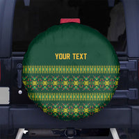 Custom Women’s Cricket Guyana Floral Series Spare Tire Cover Rainforest Floral Geometry Motif