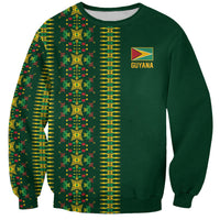 Custom Women’s Cricket Guyana Floral Series Sweatshirt Rainforest Floral Geometry Motif