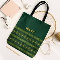 Custom Women’s Cricket Guyana Floral Series Tote Bag Rainforest Floral Geometry Motif