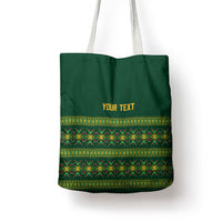 Custom Women’s Cricket Guyana Floral Series Tote Bag Rainforest Floral Geometry Motif