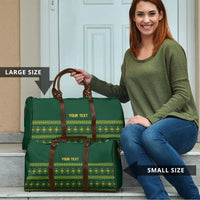 Custom Women’s Cricket Guyana Floral Series Travel Bag Rainforest Floral Geometry Motif