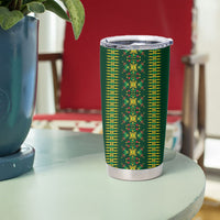 Custom Women’s Cricket Guyana Floral Series Tumbler Cup Rainforest Floral Geometry Motif