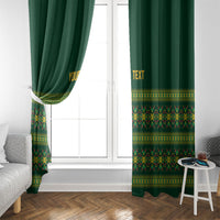 Custom Women’s Cricket Guyana Floral Series Window Curtain Rainforest Floral Geometry Motif