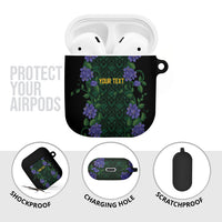 Custom Women’s Cricket Jamaica Floral Series AirPods Case Lignum Vitae Hummingbirds Geometric Ethnic