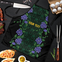 Custom Women’s Cricket Jamaica Floral Series Apron Lignum Vitae Hummingbirds Geometric Ethnic