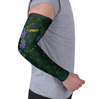 Custom Women’s Cricket Jamaica Floral Series Arm Sleeves Lignum Vitae Hummingbirds Geometric Ethnic