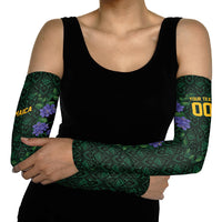 Custom Women’s Cricket Jamaica Floral Series Arm Sleeves Lignum Vitae Hummingbirds Geometric Ethnic