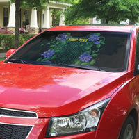 Custom Women’s Cricket Jamaica Floral Series Auto Sun Shade Lignum Vitae Hummingbirds Geometric Ethnic