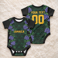 Custom Women’s Cricket Jamaica Floral Series Baby Onesie Lignum Vitae Hummingbirds Geometric Ethnic