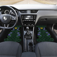 Custom Women’s Cricket Jamaica Floral Series Car Mats Lignum Vitae Hummingbirds Geometric Ethnic