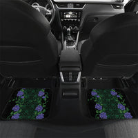 Custom Women’s Cricket Jamaica Floral Series Car Mats Lignum Vitae Hummingbirds Geometric Ethnic