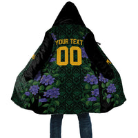 Custom Women’s Cricket Jamaica Floral Series Cloak Lignum Vitae Hummingbirds Geometric Ethnic