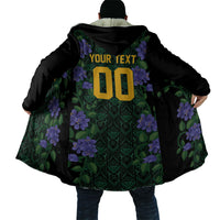 Custom Women’s Cricket Jamaica Floral Series Cloak Lignum Vitae Hummingbirds Geometric Ethnic