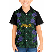 Custom Women’s Cricket Jamaica Floral Series Hawaiian Shirt Lignum Vitae Hummingbirds Geometric Ethnic
